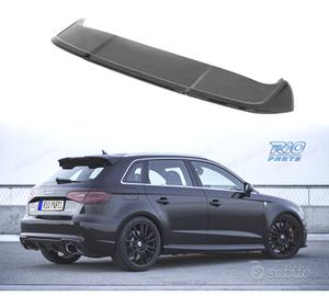 AGGIUNTA SPOILER AUDI A3 SPORTBACK 12-20 NERO LUCI