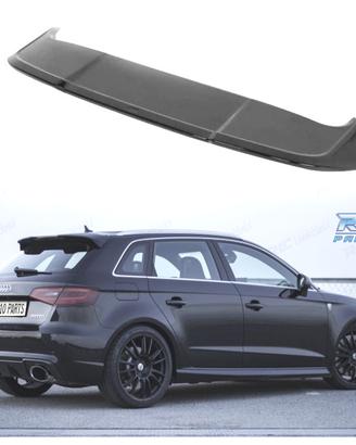 AGGIUNTA SPOILER AUDI A3 SPORTBACK 12-20 NERO LUCI