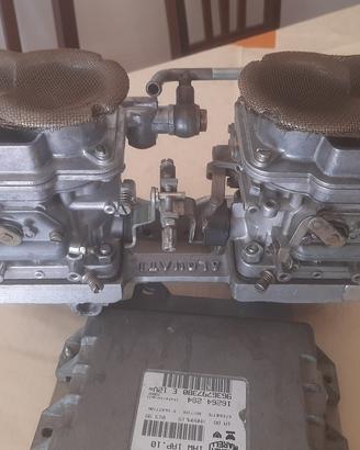 collettore Alquati con carburatori weber dcnf  42