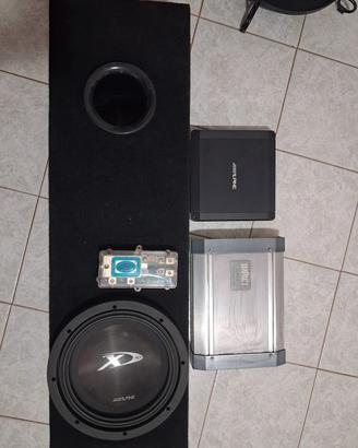 Impianto completo audio auto 