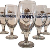 SET 6 BICCHIERI DA BIRRA "DORTMUNDER KRONEN" 0,2 l
