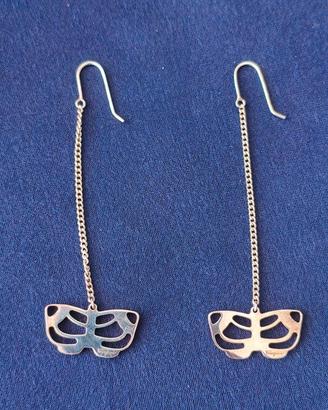 Originali orecchini Salvatore Ferragamo, argento 9