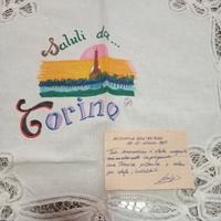 Centrotavola in pizzo rinascimento. Torino.