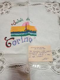 Centrotavola in pizzo rinascimento. Torino.