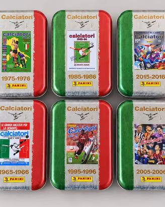 Lotto 6 Tin Box Panini