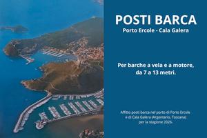 Posti barca – Porto Ercole / Cala Galera | 2026