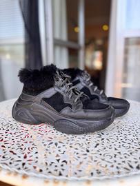 Scarpe da ginnastica in pelle