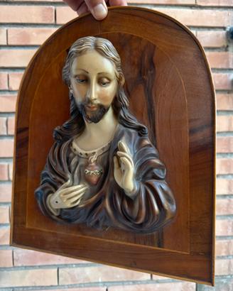 Sacro cuore di Gesù. Icona devozionale vintage