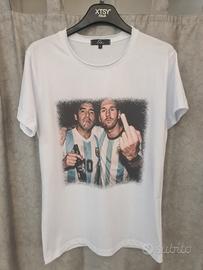 tshirt maradona messi small bianca oji