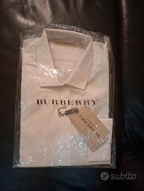 camicia Burberry bianca taglia M