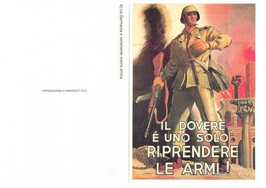 LOTTO N. 16 CARTOLINE  DI MANIFESTI DELLA R.S.I.