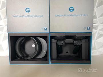 Visore realta virtuale HP completo per PC Steam VR