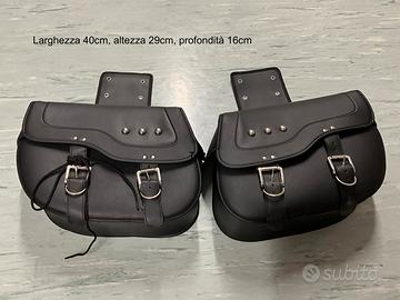 Borse laterali per moto custom