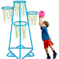 Canestro Basket per Bambini a 4 Cerchi 3 Palline