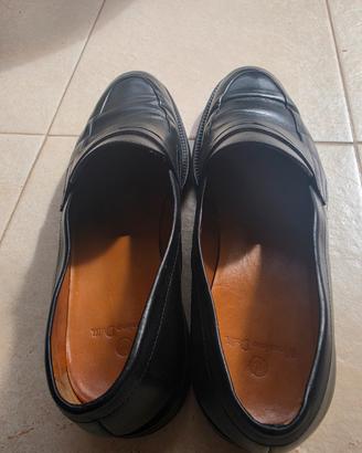 Massimo Dutti mocassini pelle nera tg 43