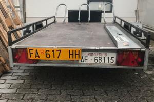 carrello portatutto 3 posti moto + cassone