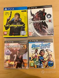 Lotto o singoli giochi PS3-PS4