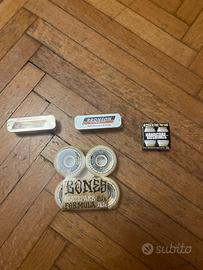 ruote, cuscinetti e gommini skate