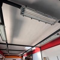 Luci industriali in metallo – 3 neon ciascuna – Id