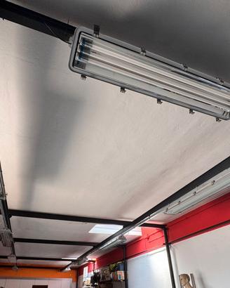 Luci industriali in metallo – 3 neon ciascuna – Id