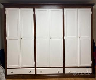 armadio 6 ante arte povera