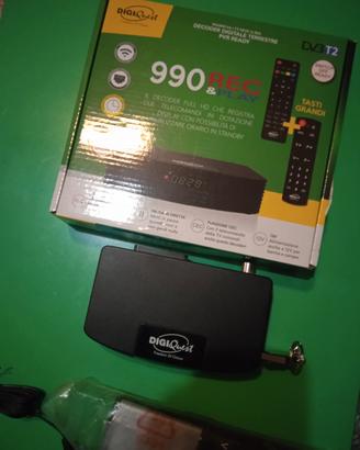 Decoder Digitale terrestre Digiquest 990 REC