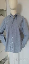 Camicia Tommy Hilfiger tg 15,5 blu e bianca Nuova 
