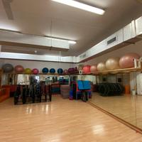 Supporto palle da pilates da parete