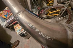 KTM EXC 125 scarico pancia MARMITTA 