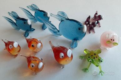11 Miniature  in vetro di MURANO vintage