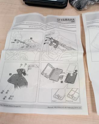 SUPPORTO ORIGINALE YAMAHA I-PHONE 3/4 X MT-07 2014