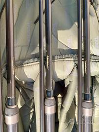 3 canne  Shimano Catana+fodero Shimano Tribal