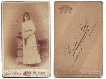 antica foto germania heidelberg  Carl Ruf's studio