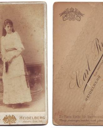 antica foto germania heidelberg  Carl Ruf's studio