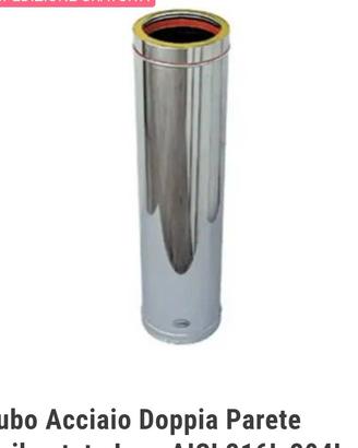 tubo coibentato doppia parete inox