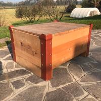 Cassa design industriale legno e ferro