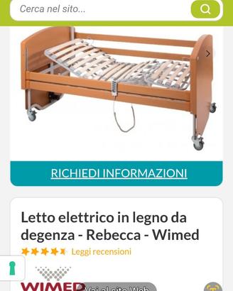 Letto ortopedico motorizzato