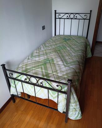 Struttura metallo letto singolo 