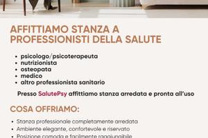 Stanza arredata per professionisti della salute