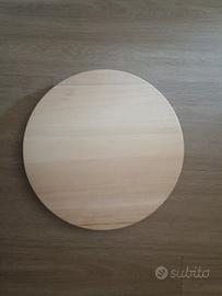 Vassoio girevole IKEA SNUDDA in legno - Come nuovo