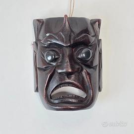 Maschera Africana Kenya anni ‘70/80 legno scuro vi