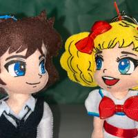 Portachiavi Candy e Terence fatti a mano💝