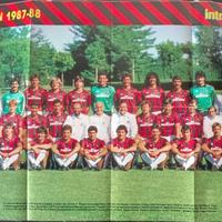 Poster doppio, Milan e Gullit, stagione 87/88