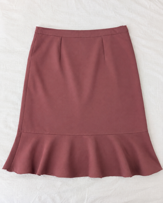 Gonna donna 44 rosa antico elegante cerimonia