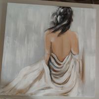 Quadro - donna di schiena  - camera da letto