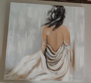 Quadro - donna di schiena  - camera da letto