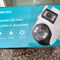 telecamera con pannello solare 8 megapixel