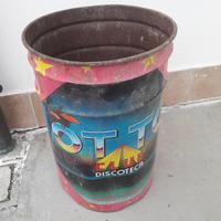 BIDONE  POUFF VINTAGE 