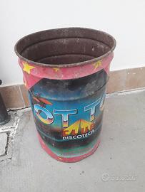 BIDONE  POUFF VINTAGE 