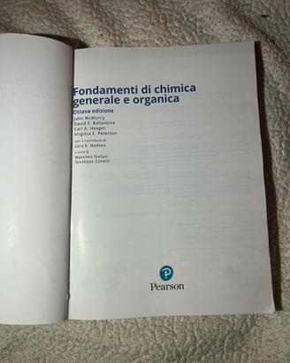 Libro chimica  organica e inorganica.